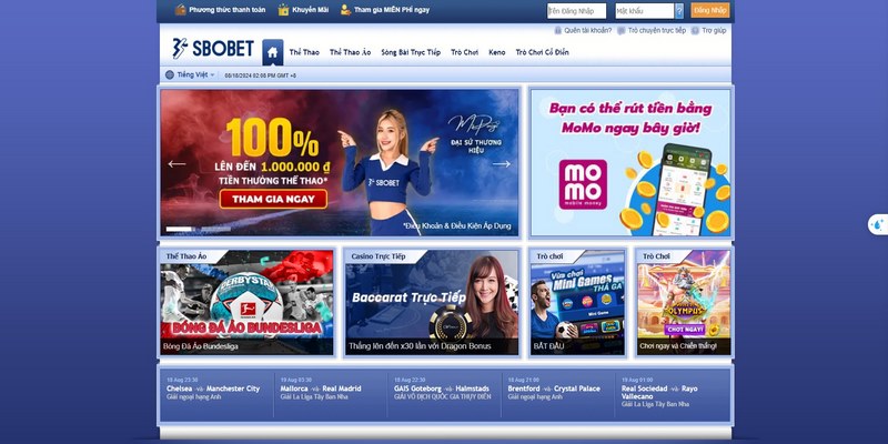 Giới thiệu chung về Sbobet Mu88